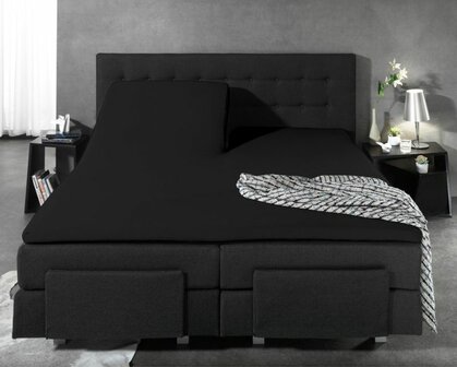 Splittopper jersey Zwart