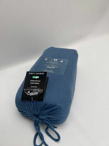 Jersey Hoeslaken blauw