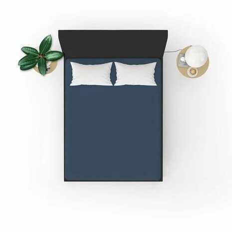 Jersey Hoeslaken blauw