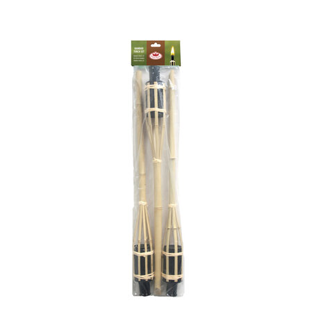 Design Bamboe Fakkels 62.5 cm 3 Stuks