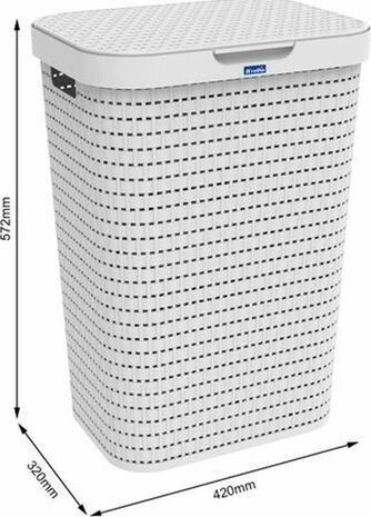 Wasverzamelaar 55L Wit