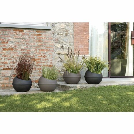 Bama Sfera Bloempot 23L 40.5x32 cm Antraciet