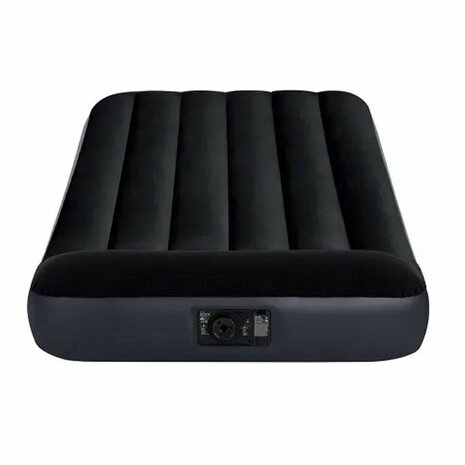Twin Luchtbed + Pomp 99x191x25 cm Zwart