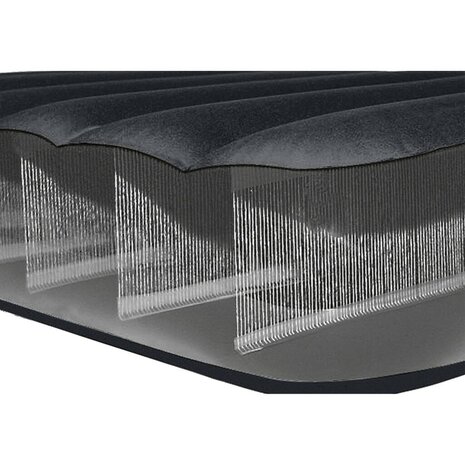 Twin Luchtbed + Pomp 99x191x25 cm Zwart