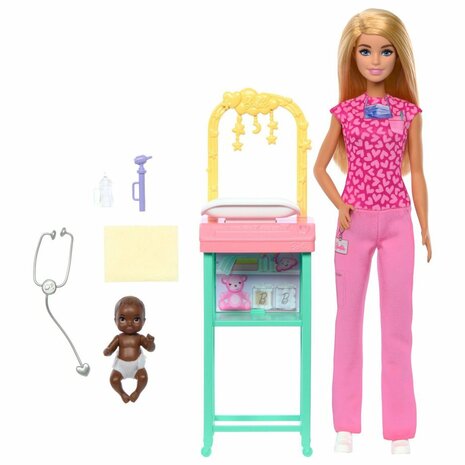 Barbie Career Baby Dokter Speelset