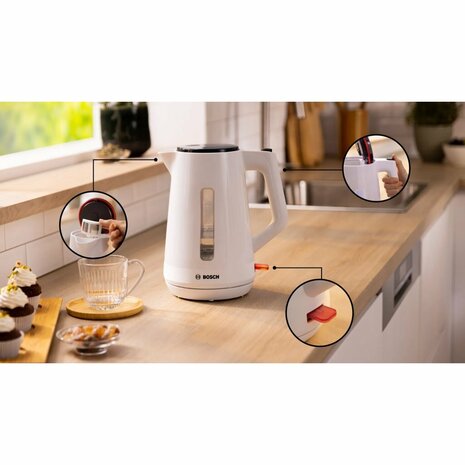 Bosch TWK2M161 MyMoment Waterkoker Wit