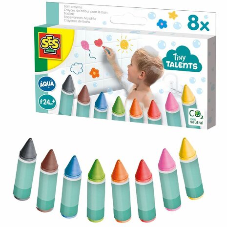 Badkrijt SES Creative 8 vrolijke kleuren