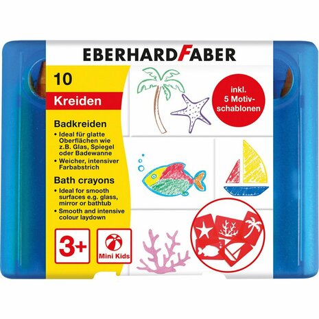 Badkrijt 10 Stuks Bewaarbox Incl. 5 Patronen