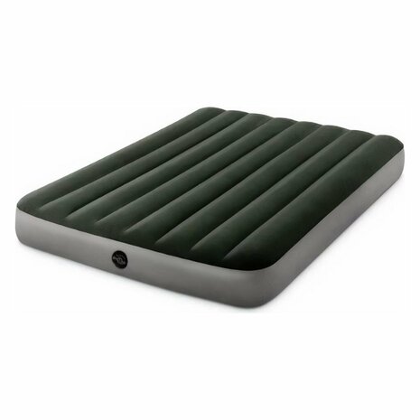 Intex 64108 Prestige Downy 2-Persoons Luchtbed 191x137 cm Groen/Grijs