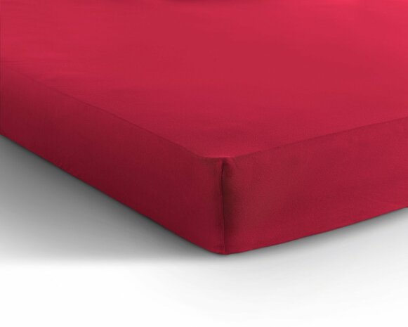 Hoeslaken 90x200 Jersey Hot Pink
