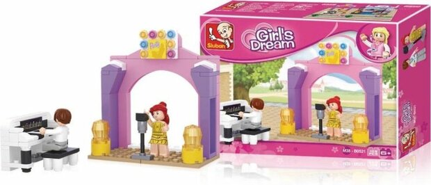 Sluban M38-B0521 Girls Dream Muziekpodium