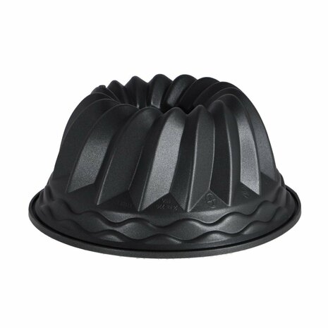 Tulbandvorm 22 cm Zwart/Siliconen