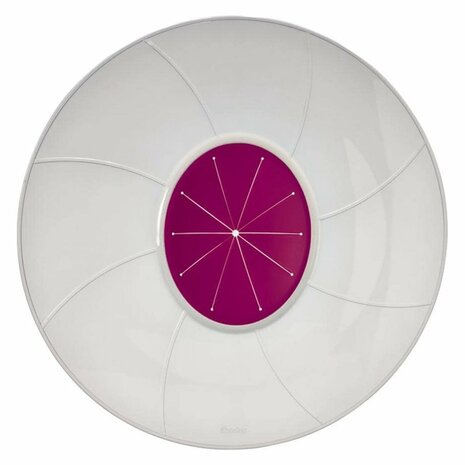 Spatscherm voor Mixer 32 cm Siliconen/Paars/Transparant