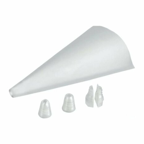 Wegwerpspuitzakken + 2 Spuitmonden 20 Stuks