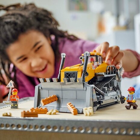 Lego City 60466 Big Vehicles Gele Bulldozer