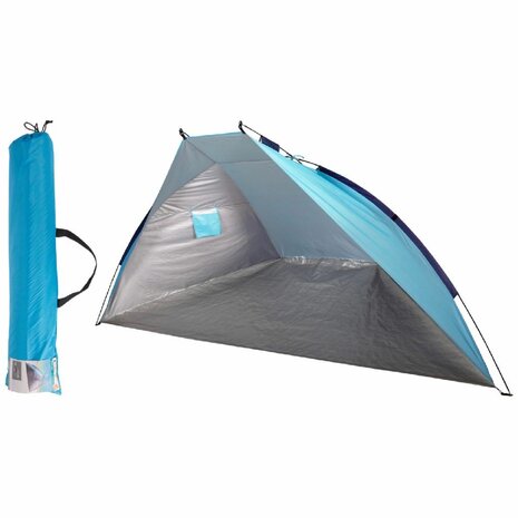 Beachshelter 270x120x120 cm Blauw