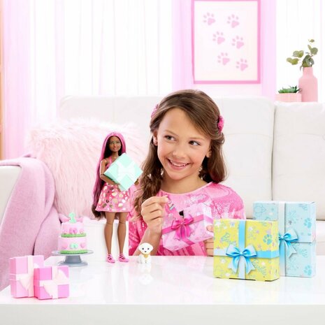 Barbie Party Unboxed Pop met Roze Highlights