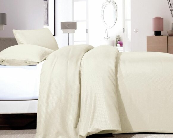 Dekbedovertrek 240x220 Satin Point Creme