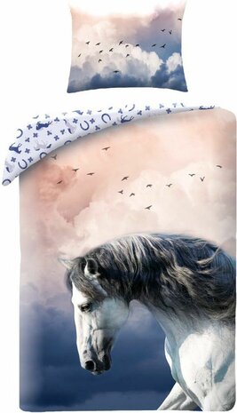 Dekbedovertrek 140x200 Paard