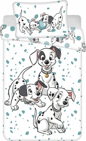 Babydekbedovertrek 101 Dalmatiërs 100x135 cm