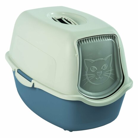 Kattenbak Eco Blauw/Zand