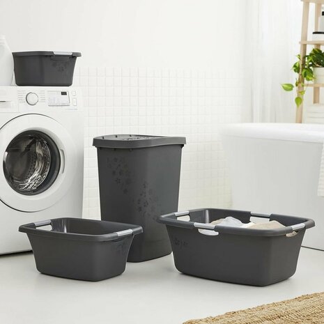 Wasmand 12L Antraciet