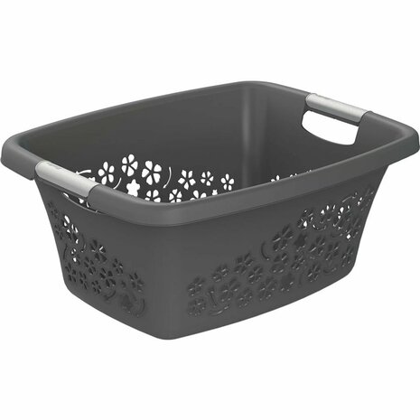 Wasmand 25L Antraciet