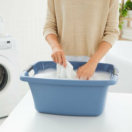 Wasmand 25L Horizon Blauw
