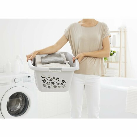 Wasmand 50L Grijs