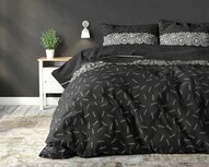 Sleeptime dekbedovertrek Dervio zwart 200x220