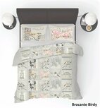 Refined Bedding dekbedovertrek Brocante Birdy 200x220
