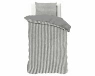 Sleeptime Rib Teddy dekbedovertrek 140 x 200/220 Grijs