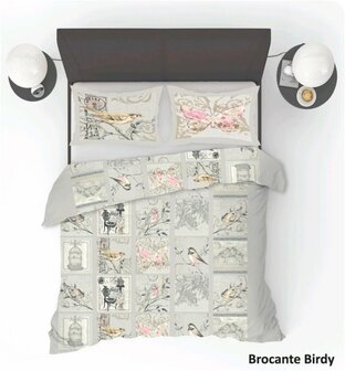 Refined Bedding dekbedovertrek Brocante Birdy 200x220