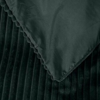 Sleeptime Rib Teddy Dekbedovertrek zwart 140x220