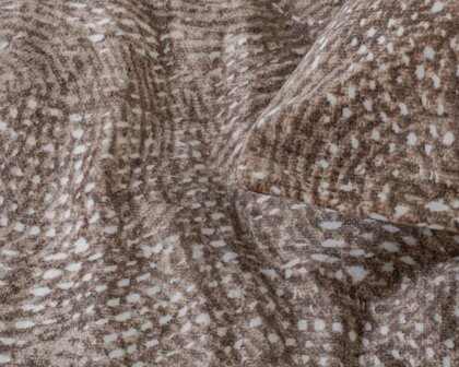 Dreamhouse dekbedovertrek 240x220 Signature Velvet Katoen Aria Bruin