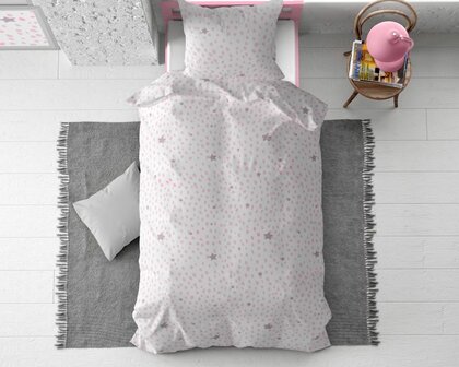 Dreamhouse dekbedovertrek Wise Bunny 2 White 140x200