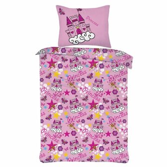 Husch kinderdekbedovertrek Princess 140x200/220