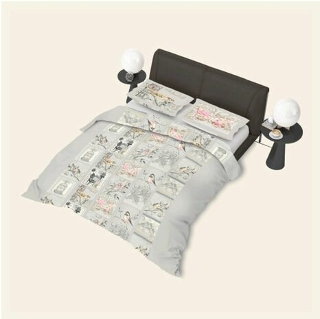 Refined Bedding dekbedovertrek Brocante Birdy 200x220