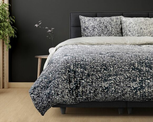 Dreamhouse dekbedovertrek Signature Velvet Katoen Emma Antraciet 240x220