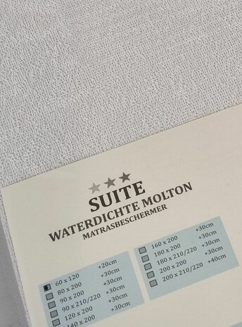 Suite Sheets matrasbeschermer Ledikant 60x120cm