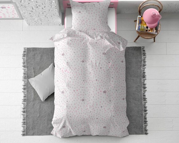 Dreamhouse dekbedovertrek Wise Bunny 2 White 140x200