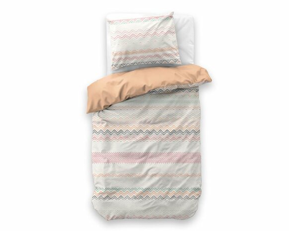 Little Monster Elaya roze kinderdekbedovertrek 140x200 met elegant en dromerig design.