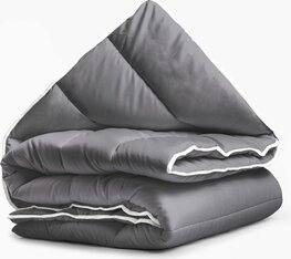 All-in one lazy dekbed 140x200 Antraciet