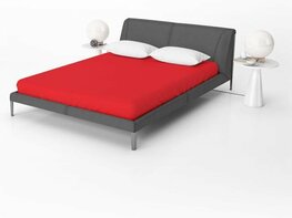 Hoeslaken 80/90/100 x 200/220 Jersey rood Hoeslaken 80/90/100 x 200/220 Jersey rood