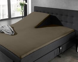 Splittopper 160x200 jersey taupe Splittopper 160x200 jersey taupe