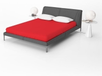Hoeslaken 100 x 200/220 Jersey rood