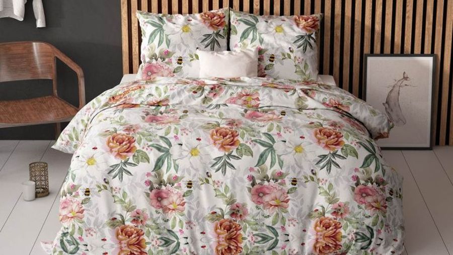 Sleeptime dekbedovertrek 140X200/220 Romain wit