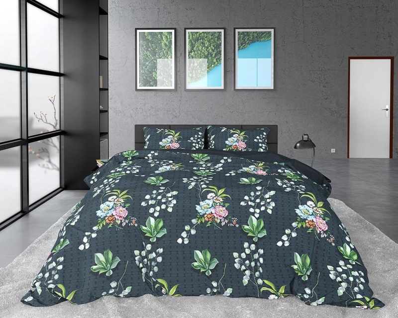 Dreamhouse dekbedovertrek 240x220 Nature Leaves Green