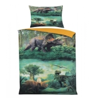 Dekbedovertrek 140x200/220 Dinosaurus