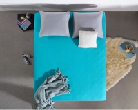 Hoeslaken 80/90/100x220 Jersey Turquoise